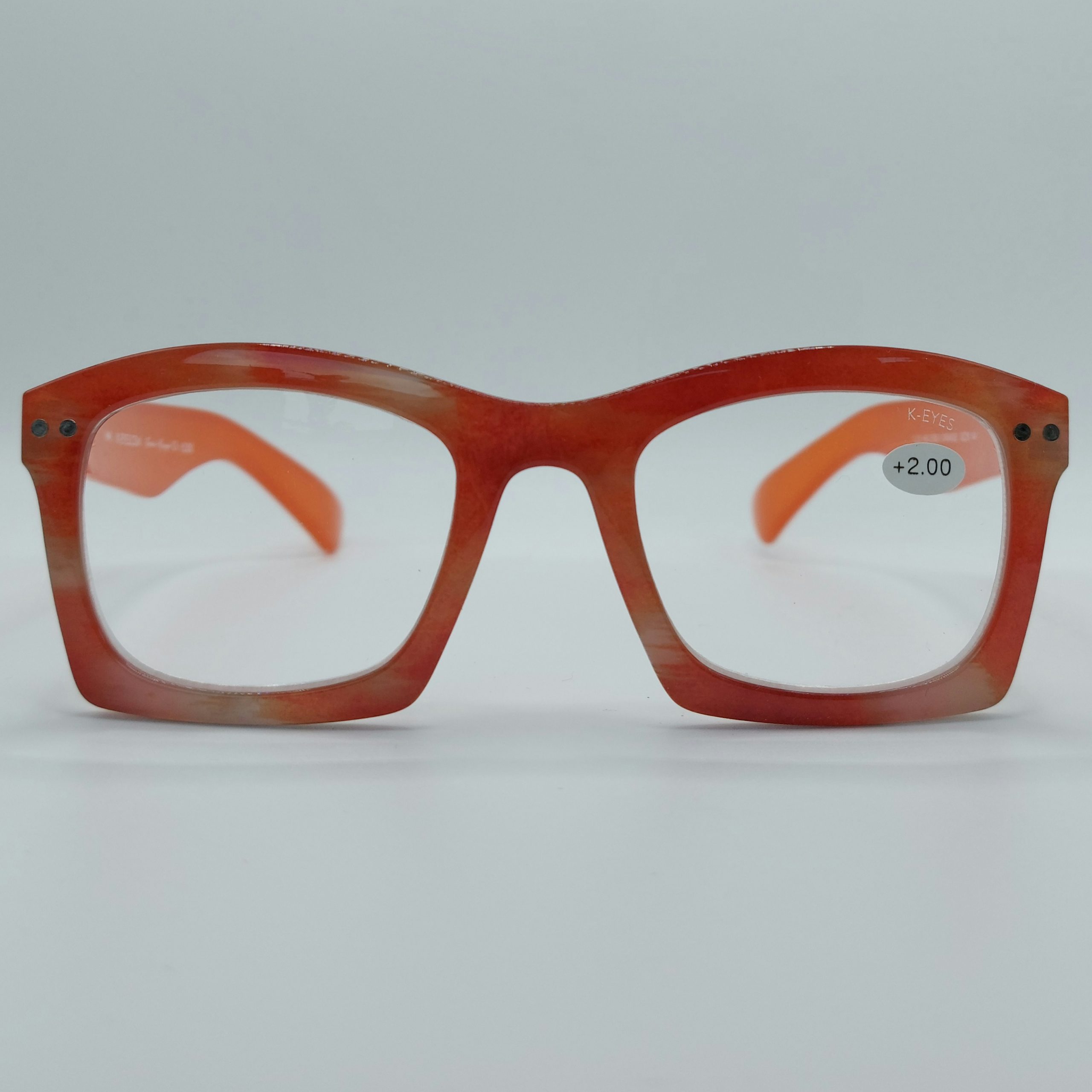 schapen Fotoelektrisch Spuug uit Oranje oversized leesbril – Hoeksche Brillen