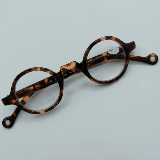 slachtoffer bestuurder Psychologisch Bruine ronde leesbril – Hoeksche Brillen