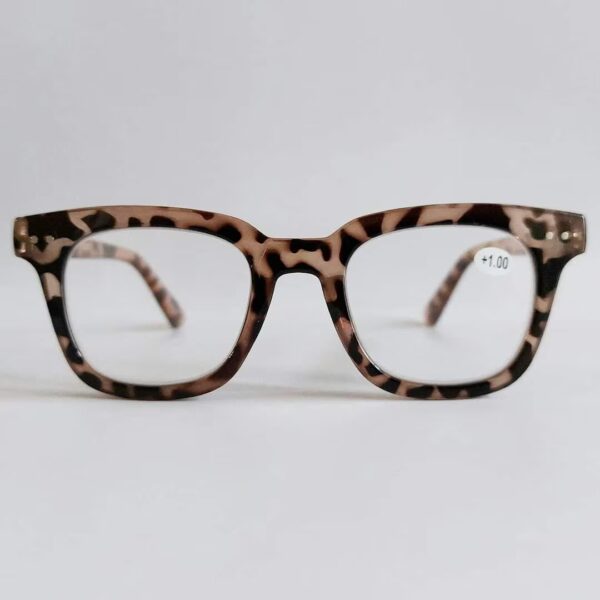 Leopard bruine leesbril